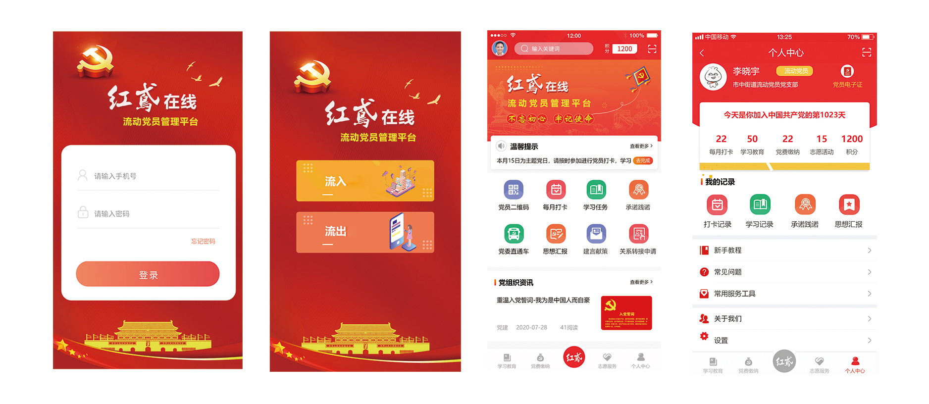 流動黨員管理系統特色功能